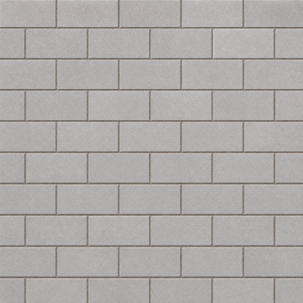 Reihenverband mit grauen Pflastersteinen